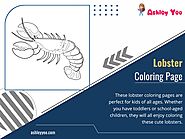 Lobster Coloring Page