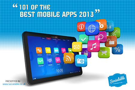 Headline for 101 of the Best Mobile Apps 2013