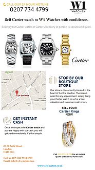 Sell My Cartier Watch | Sell Cartier Watch | Sell My Cartier London