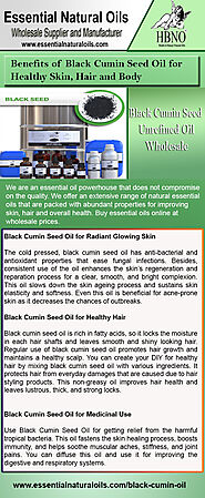 Buy Black Cumin Seed Unrefined Oil Wholesale