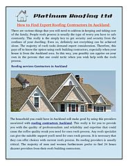 How to Find Expert Roofing Contractors in Auckland