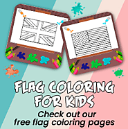 Flag Coloring Pages for Kids