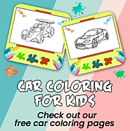 Car Coloring Pages for Kids