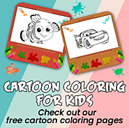 Cartoon Coloring Pages for Kids