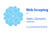 Web Scraping dynamic & static websites in Nodejs and Reactjs - [Code]