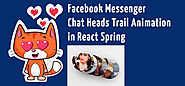 React Spring - Create Facebook messenger chat heads with trails