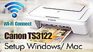 Canon TS3122 Printer WiFi Setup | Canon Ij Setup Download Drivers