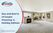 Dos And Don’ts Of Carpet Cleaning: A Holiday Edition.
