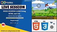 Make Amazing Duck Hunting Shooting Game using HTML and CSS | Coding Together