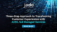 Three-Step Approach to Transforming Customer Experiences with AI/ML led Managed Services