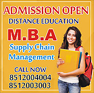 MBA Supply Chain Management Distance Learning Education Admission 2023-2024