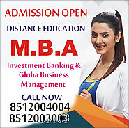 MBA Investment Banking Wealth Management Admission Distance Education Learning 2023-2024