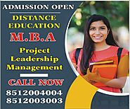 MBA Project Leadership Management Admission Distance education Learning 2023-2024