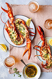 Garlic butter lobster