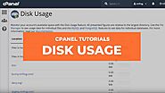 cPanel Tutorials - Disk Usage Video