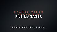 cPanel Tutorials - File Manager Video