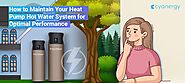 Website at https://cyanergy.com.au/blog/how-to-maintain-your-heat-pump-hot-water-system-for-optimal-performance/