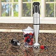 Cuisinart HB-155PC Smart Stick Hand Blender with Blending and Whisk Attachments