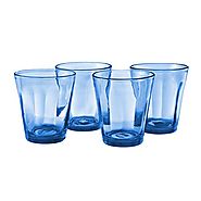 Cobalt blue wine glasses for red or white wine