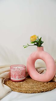 HDC.IN- Donut Pampas Vase | Home Decor | Export Quality - HDC.IN