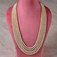 Fine Akoya Pearl Five Strands Necklace