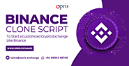 Binance Clone Script | Binance Clone Software Development Services | Opris