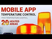 Winter Heated Underwear Suit Smartphone APP Temperature Control Heated Warm Motorcycle Jacket