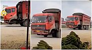 luchiinter blog: "Nothing is Impossible in My Country": Video Shows Big Truck Speeding on Expressway Without Front Tires
