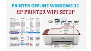 How To Fix Printer Offline Windows 11 | 123.hp.com WiFi Setup