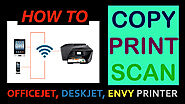 How To Copy, Print & Scan on HP Printer via 123.hp.com/setup User Manuals