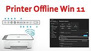 HP Smart Tank 500 Printer Offline How to Put Online Win 11 | 123.hp.com