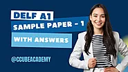 DELF A1 Past Papers PDF with Answers | DELF A1 Exam Exercises