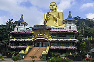 Admire the Golden Temple in Dambulla