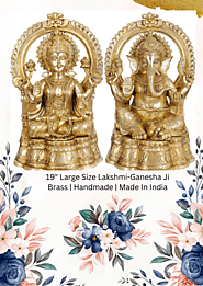 Laxmi Ganesh Statue to Bring Wealth into Your House - Exotic India Art