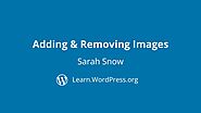Adding & Removing Images | Learn WordPress video