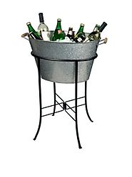 Drink Party Cooler Tub with Stand