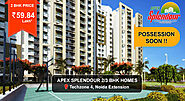 Apex Splendour - Near Gaur Chowk Possession Soon - (New Price List 23)