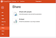 Microsoft OneDrive PowerPoint Web App