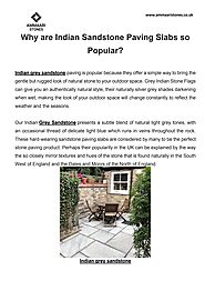 Why are Indian Sandstone Paving Slabs so Popular?
