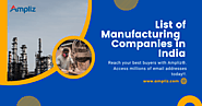 List of Top 20+ Manufacturing Companies in India 2023 with Contact Details