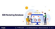 Buy A B2B Marketing Database 2023