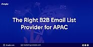 The Best B2B Email List Provider 2023