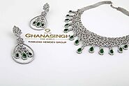 Diamond Choker Necklace in Mumbai | Bridal Choker Set | Ghanasingh