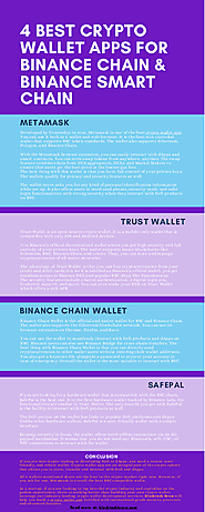 4 Best Crypto Wallet Apps For Binance Chain & Binance Smart Chain