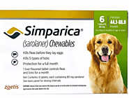 Simparica Dog Tick and Flea Control Tablets - Vetco