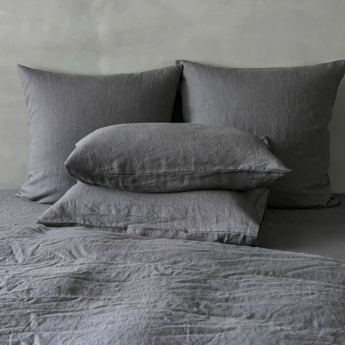 French Blue Linen Duvet Cover A Listly List