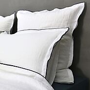 Buy Luxurious Bourdon Edge Pillowcases Online At £82.00 At Linenshed UK