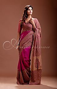 Georgette Designer Sarees Online Shopping - Aavaranaa