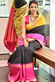 Look Gorgeous in Designer Partly Pallu Sarees | Aavaranaa
