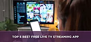 Top 5 Best Free Live TV Streaming App | Sattvforme